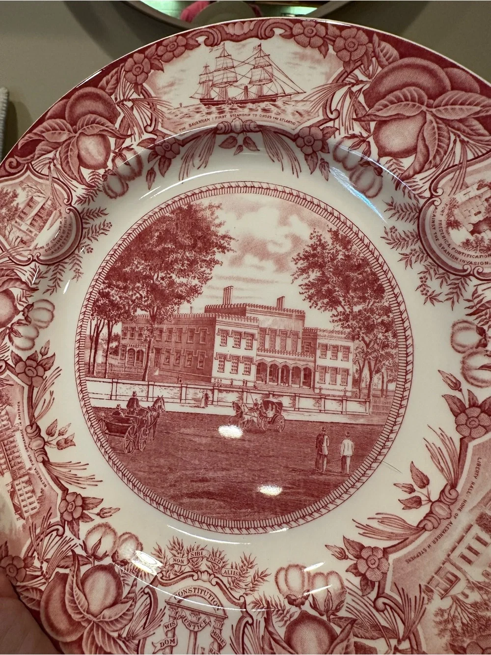 Wedgwood Georgia Historical Plates